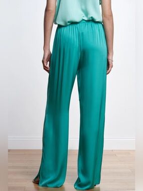 Nouvelle Silk95five silk wide pants
